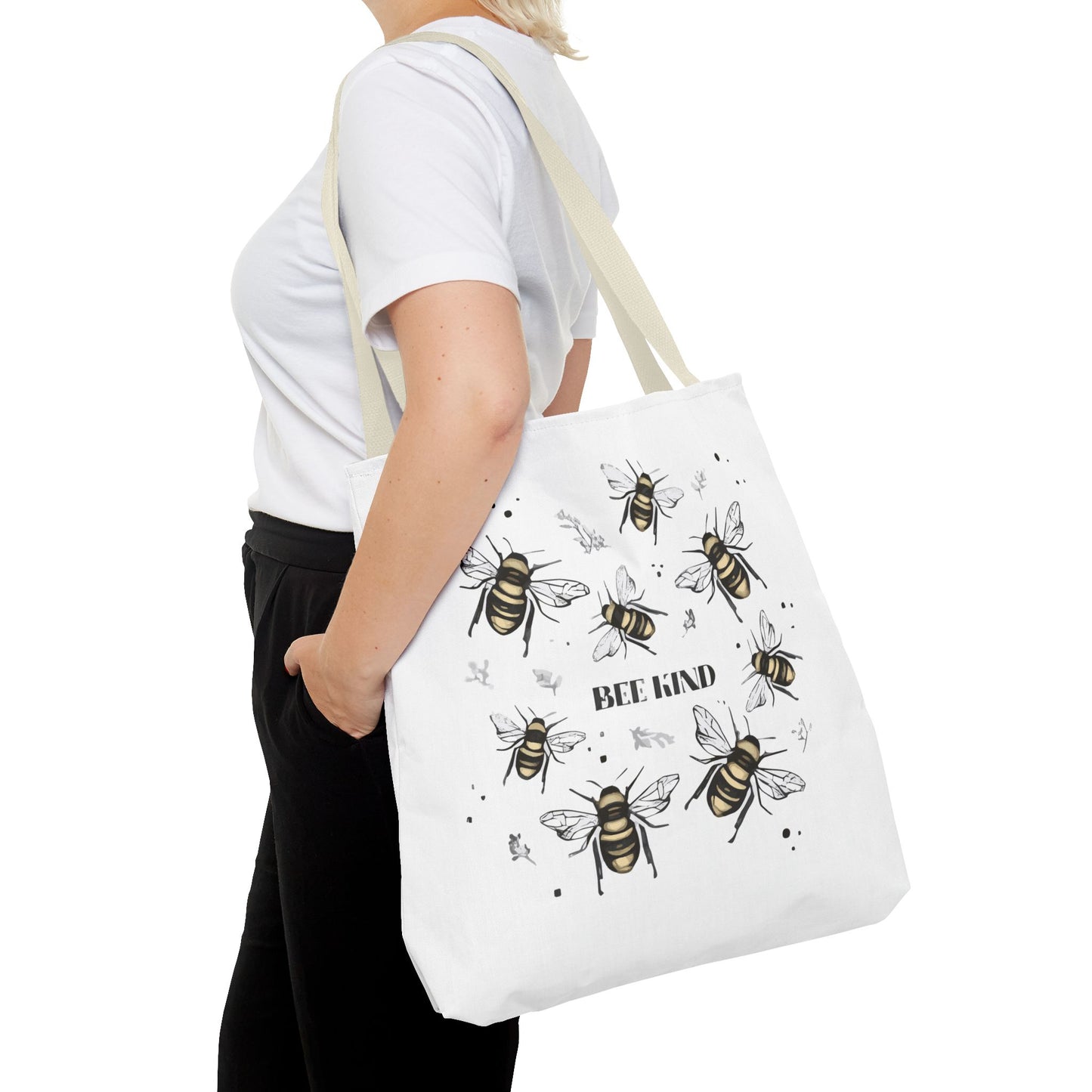 Bee Kind Tote Bag (AOP)