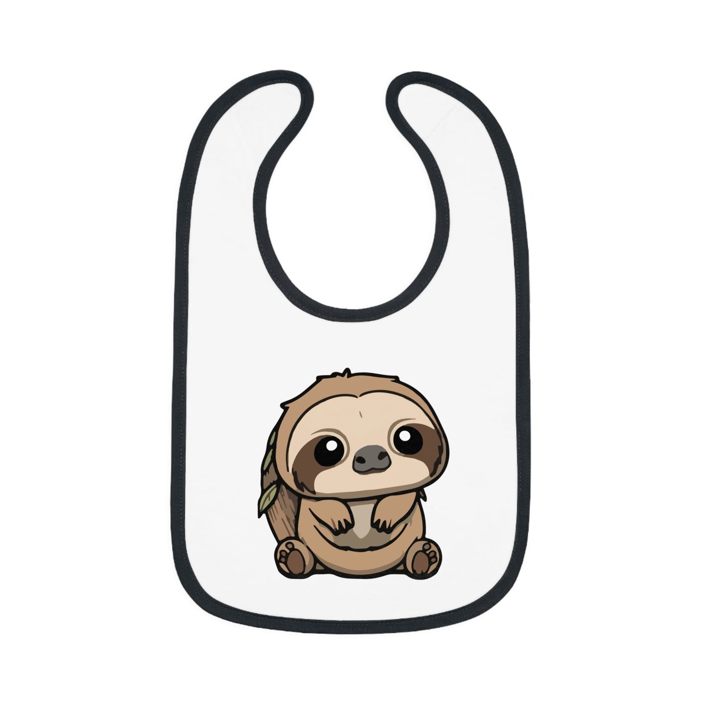 Baby Koala Contrast Trim Jersey Bib