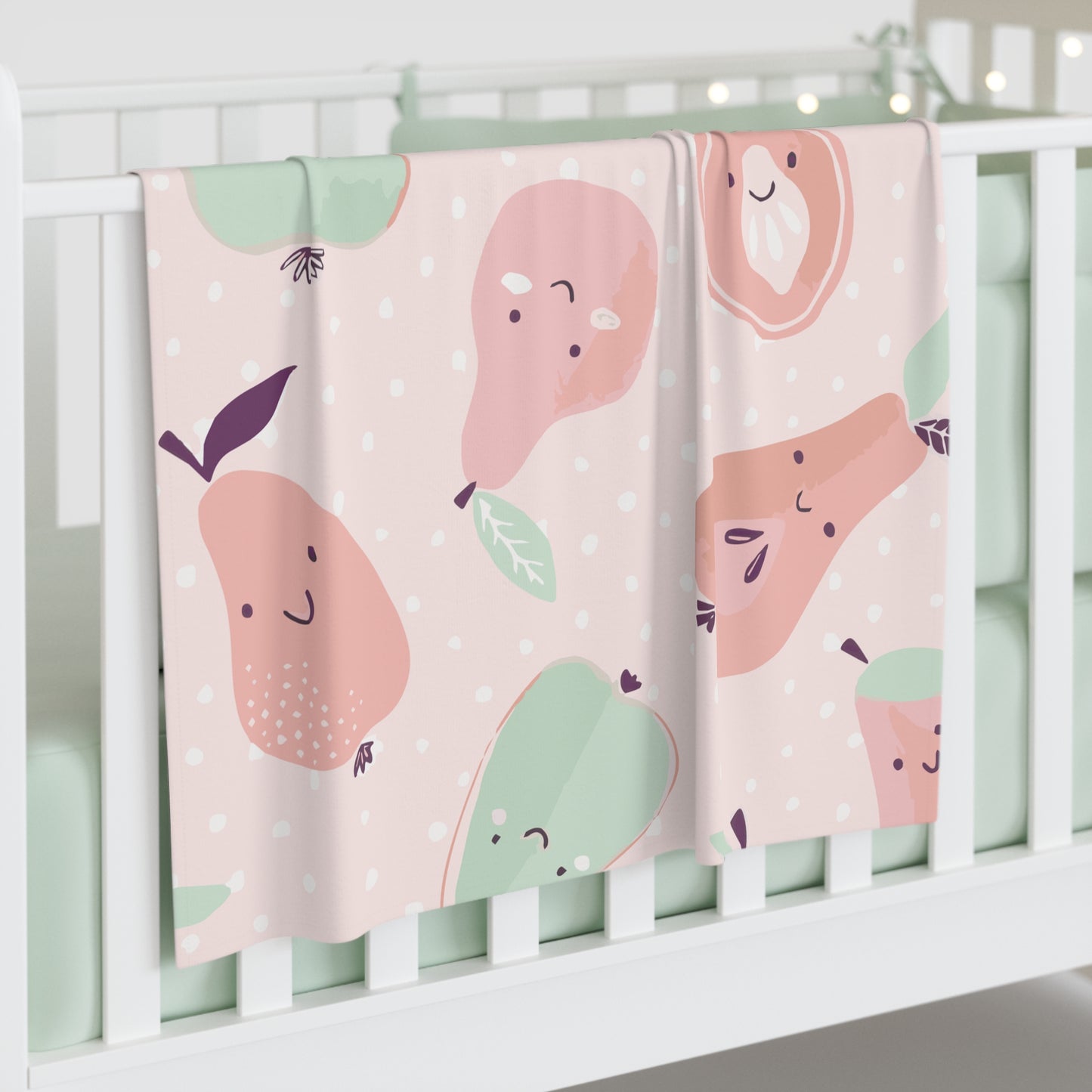 Pear Baby Swaddle Blanket