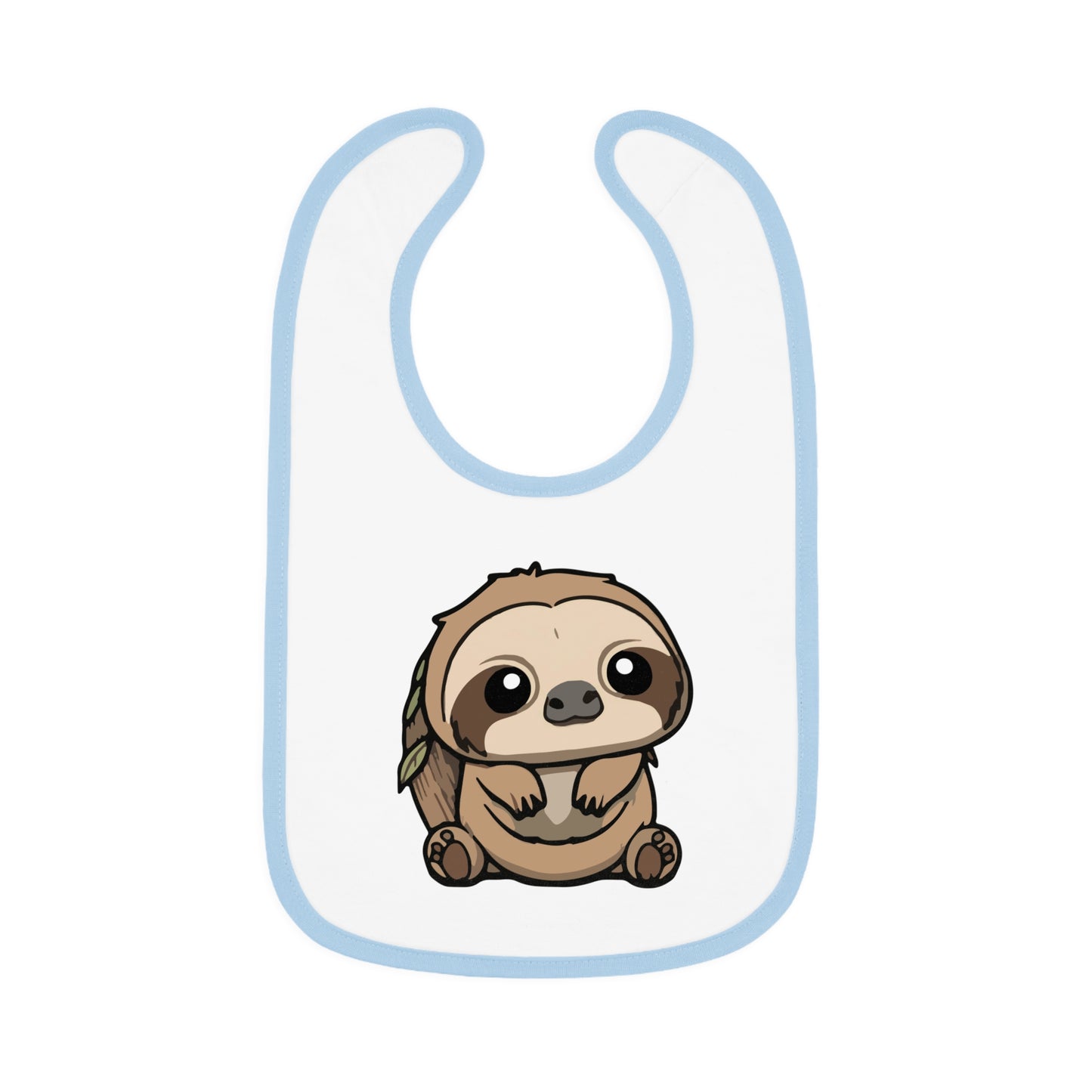 Baby Koala Contrast Trim Jersey Bib