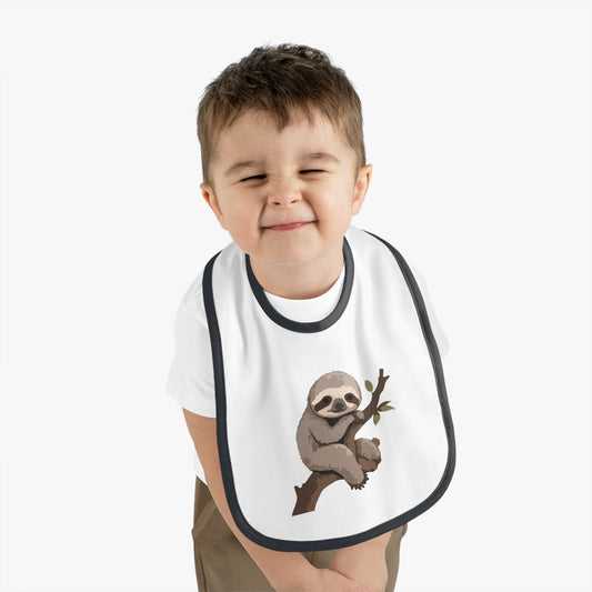 Koala Baby Contrast Trim Jersey Bib