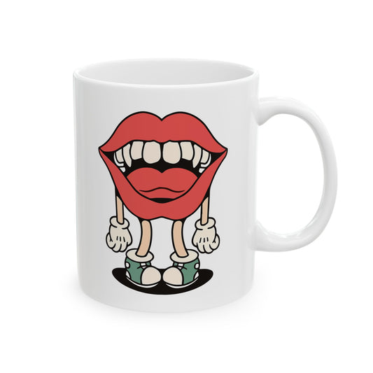 Big Mouth Ceramic Mug, (11oz, 15oz)